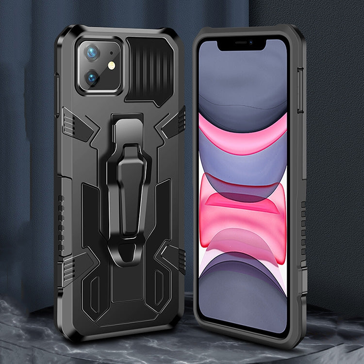 For iPhone 11 Machine Armor Warrior Shockproof PC + TPU Protective Case