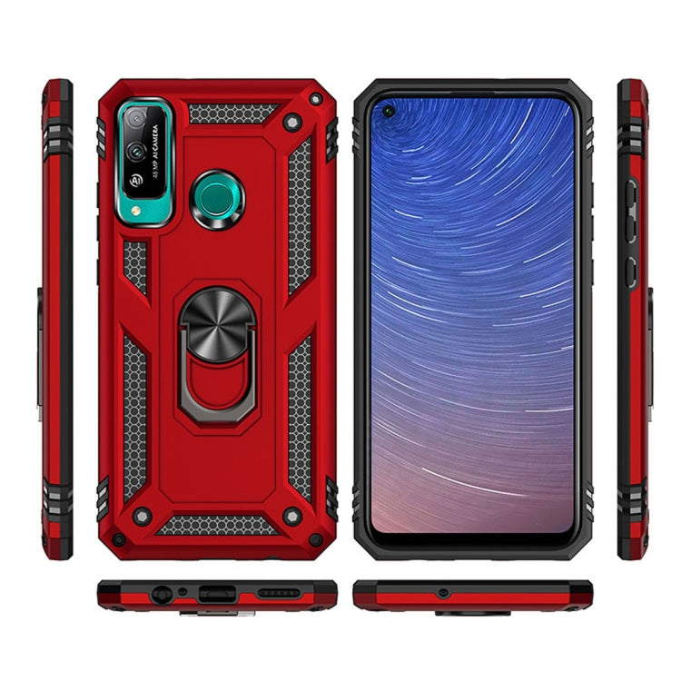 For Huawei Y7p / P40 Lite E Shockproof TPU + PC Protective Case with 360 Degree Rotating Holder