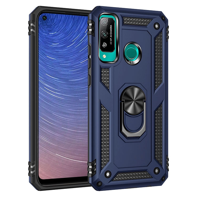 For Huawei Y7p / P40 Lite E Shockproof TPU + PC Protective Case with 360 Degree Rotating Holder