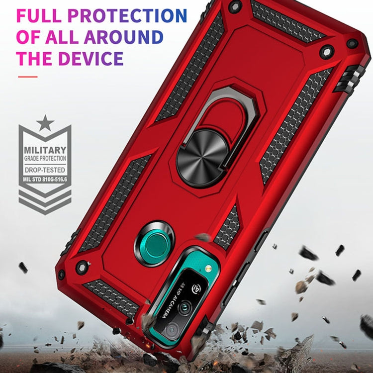 For Huawei Y7p / P40 Lite E Shockproof TPU + PC Protective Case with 360 Degree Rotating Holder