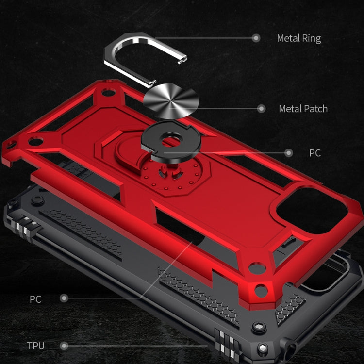 For Huawei Y5p Shockproof TPU + PC Protective Case with 360 Degree Rotating Holder