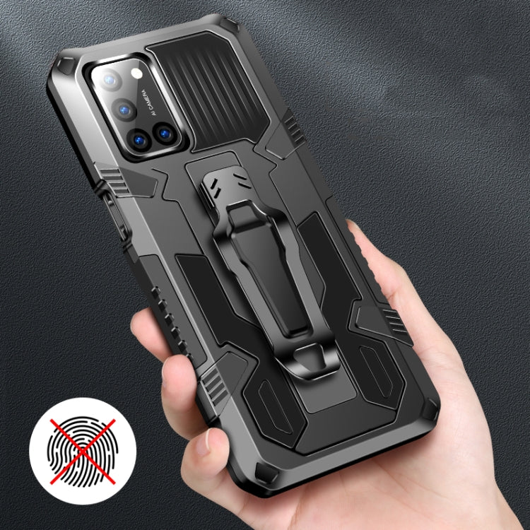 For OPPO Realme 5 Machine Armor Warrior Shockproof PC + TPU Protective Case