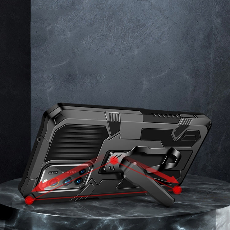 For Vivo S1 Pro Machine Armor Warrior Shockproof PC + TPU Protective Case