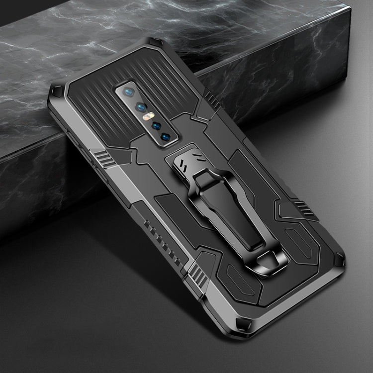 For Vivo V17 Pro Machine Armor Warrior Shockproof PC + TPU Protective Case