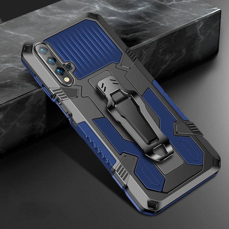 For Huawei Nova 5T Machine Armor Warrior Shockproof PC + TPU Protective Case