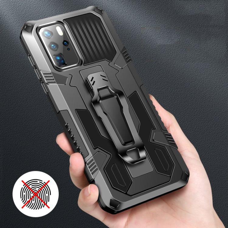 For Huawei Nova 5T Machine Armor Warrior Shockproof PC + TPU Protective Case