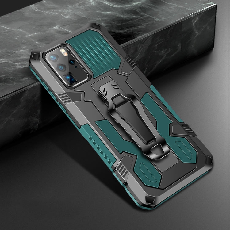 For Huawei P40 Pro Machine Armor Warrior Shockproof PC + TPU Protective Case