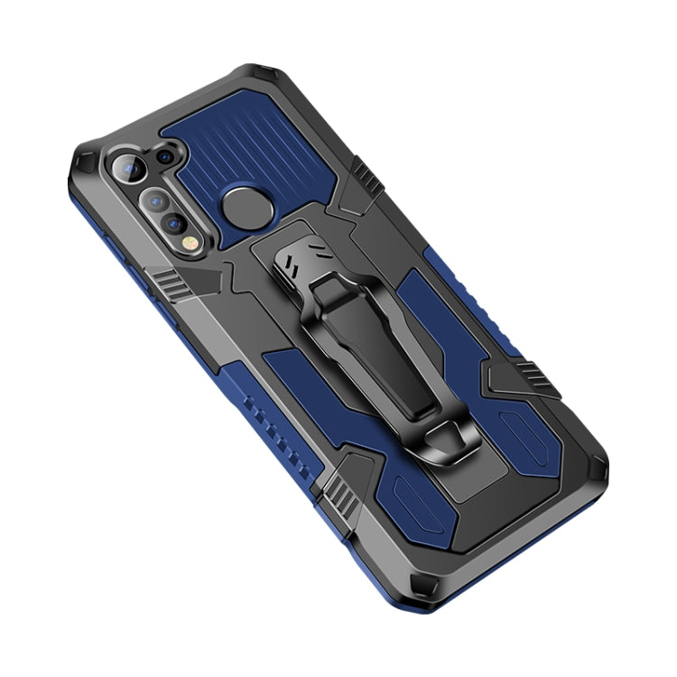 For Motorola Moto G8 Machine Armor Warrior Shockproof PC + TPU Protective Case