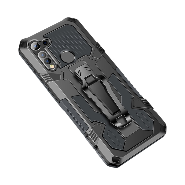 For Motorola Moto G8 Plus Machine Armor Warrior Shockproof PC + TPU Protective Case