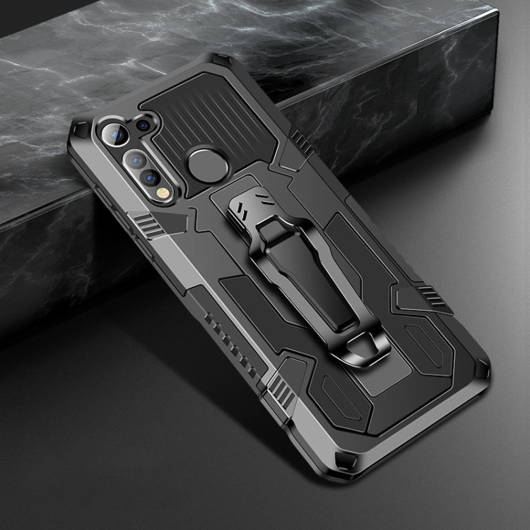 For Motorola Moto G8 Power Machine Armor Warrior Shockproof PC + TPU Protective Case