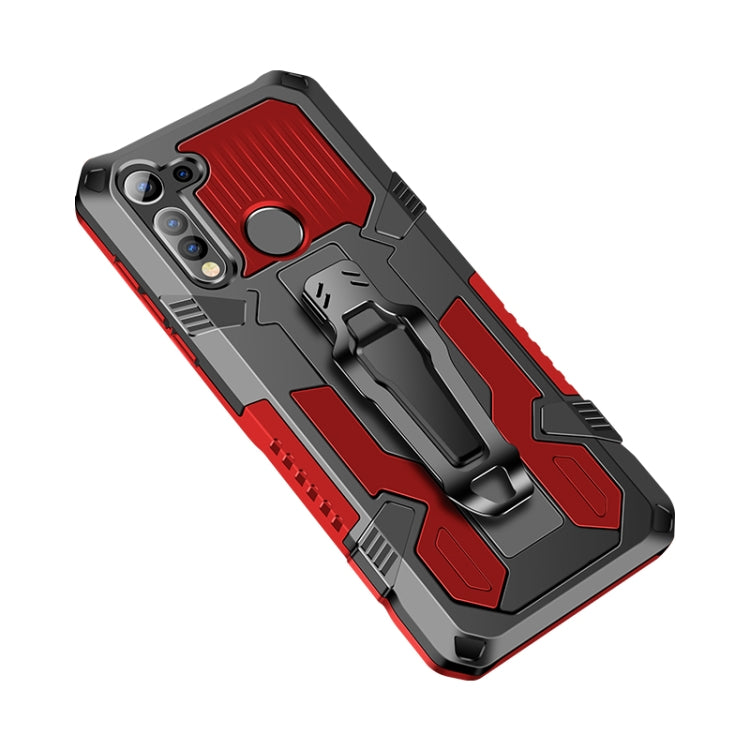 For Motorola Moto G8 Power Machine Armor Warrior Shockproof PC + TPU Protective Case