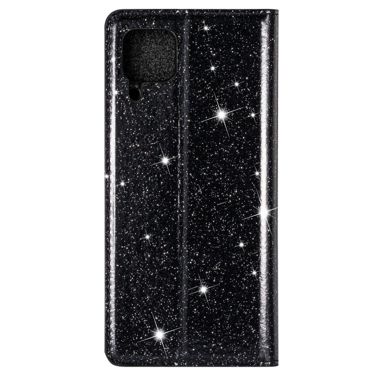For Huawei P40 Lite Ultrathin Glitter Magnetic Horizontal Flip Leather Case with Holder & Card Slots