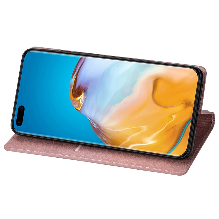 For Huawei P40 Pro Ultrathin Glitter Magnetic Horizontal Flip Leather Case with Holder & Card Slots