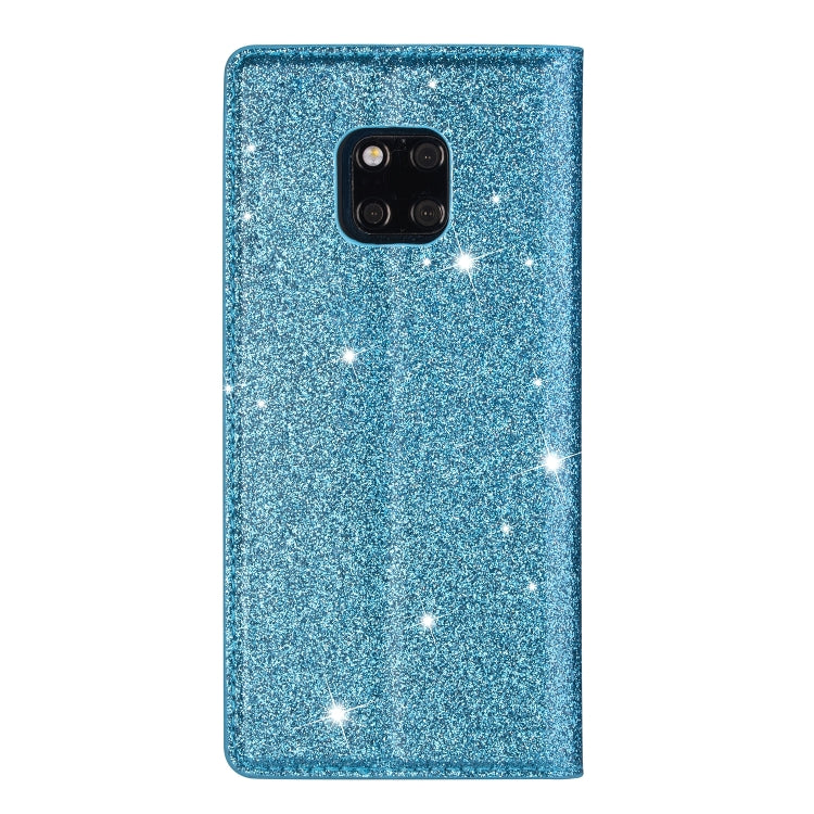For Huawei Mate 20 Pro Ultrathin Glitter Magnetic Horizontal Flip Leather Case with Holder & Card Slots