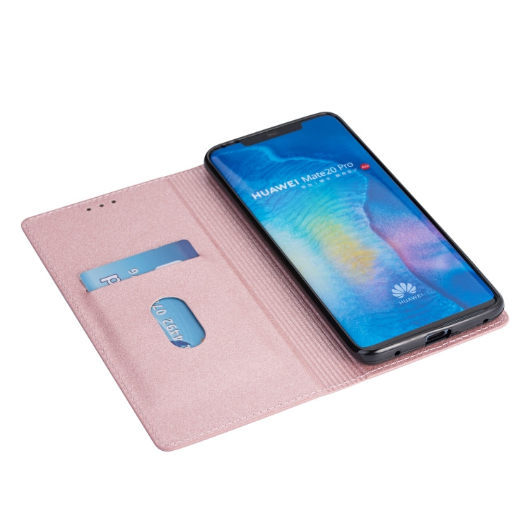 For Huawei Mate 20 Pro Ultrathin Glitter Magnetic Horizontal Flip Leather Case with Holder & Card Slots