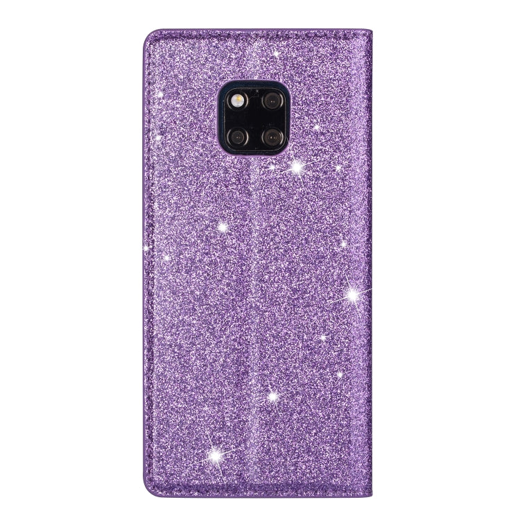 For Huawei Mate 20 Pro Ultrathin Glitter Magnetic Horizontal Flip Leather Case with Holder & Card Slots