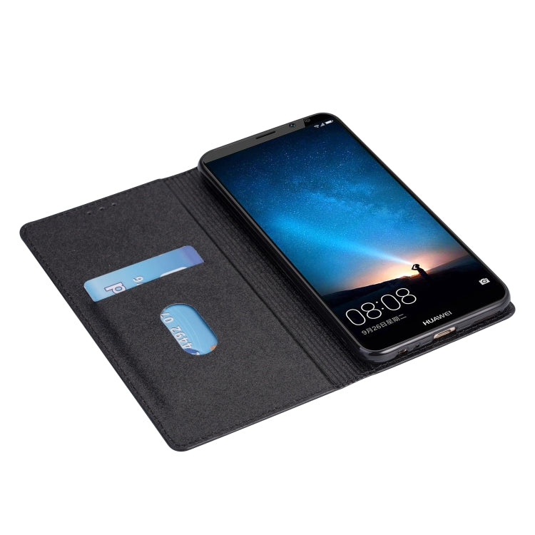 For Huawei Mate 10 Lite Ultrathin Glitter Magnetic Horizontal Flip Leather Case with Holder & Card Slots