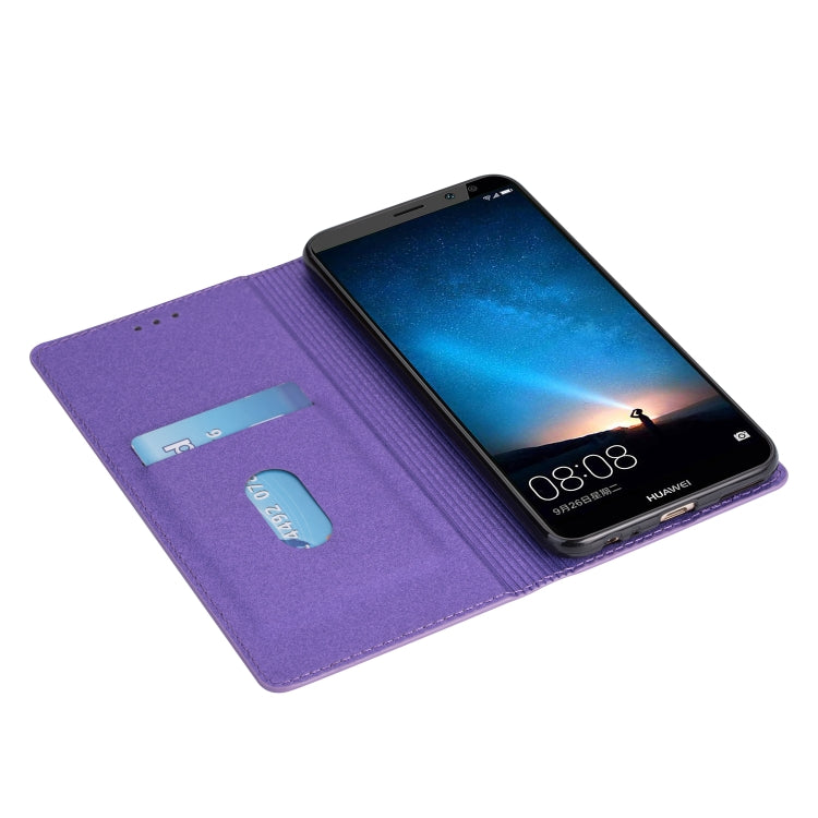 For Huawei Mate 10 Lite Ultrathin Glitter Magnetic Horizontal Flip Leather Case with Holder & Card Slots