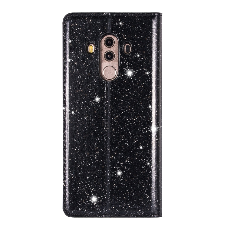 For Huawei Mate 10 Pro Ultrathin Glitter Magnetic Horizontal Flip Leather Case with Holder & Card Slots