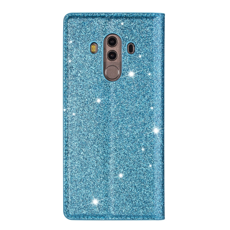 For Huawei Mate 10 Pro Ultrathin Glitter Magnetic Horizontal Flip Leather Case with Holder & Card Slots