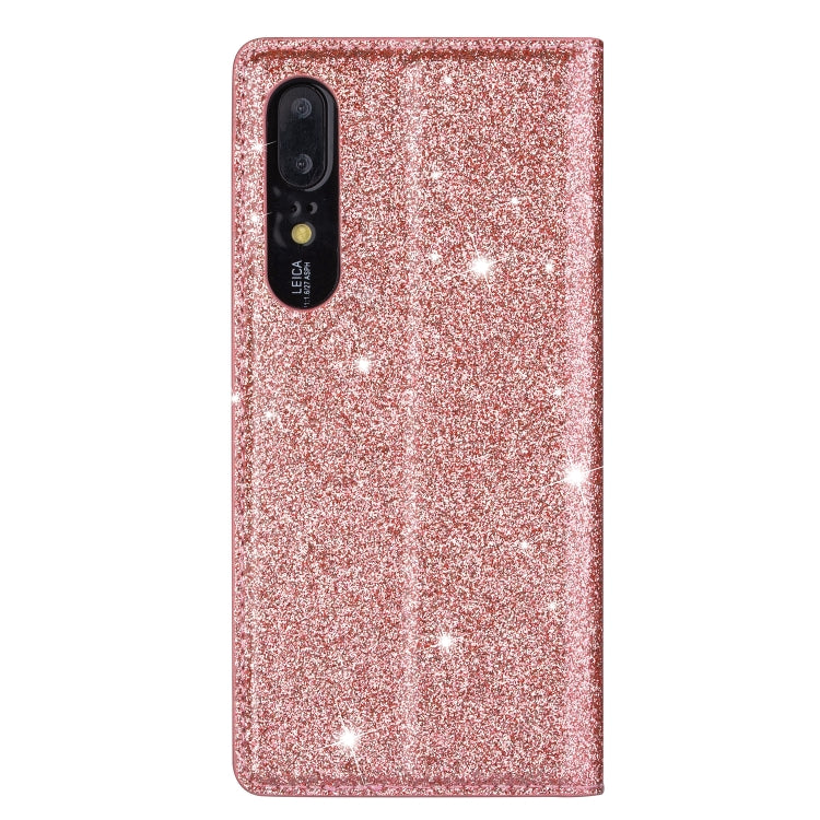 For Huawei P20 Pro Ultrathin Glitter Magnetic Horizontal Flip Leather Case with Holder & Card Slots