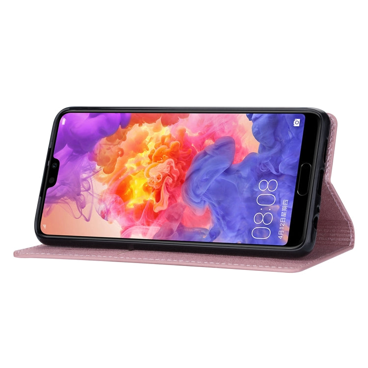 For Huawei P20 Pro Ultrathin Glitter Magnetic Horizontal Flip Leather Case with Holder & Card Slots