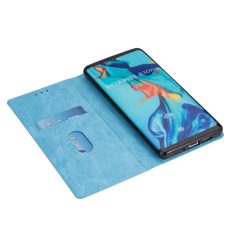 For Huawei P30 Pro Ultrathin Glitter Magnetic Horizontal Flip Leather Case with Holder & Card Slots