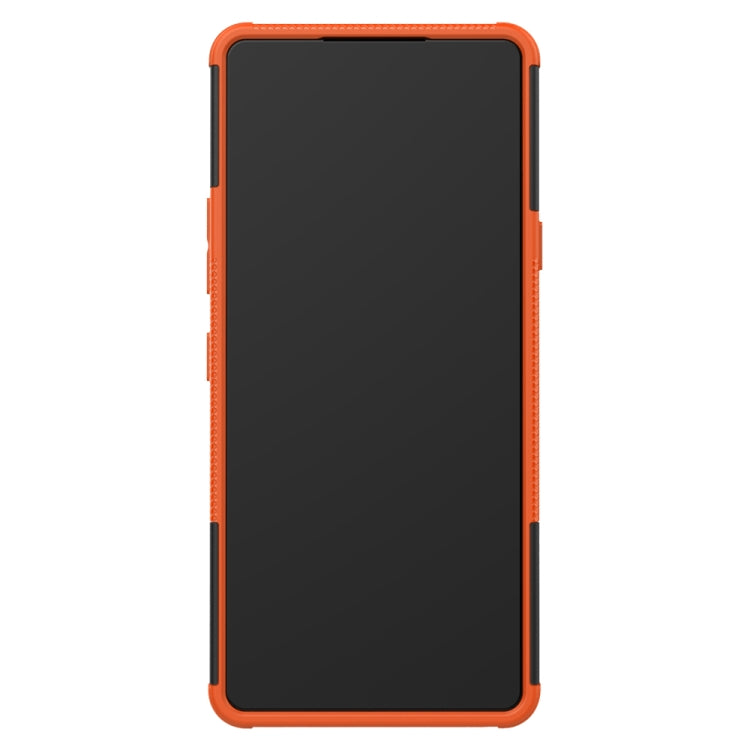 For LG Stylo 6 Tire Texture Shockproof TPU + PC Protective Case with Holder