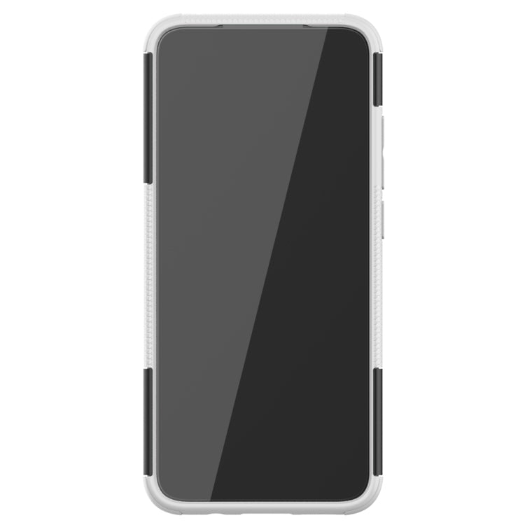 For Xiaomi Redmi 10X 5G Tire Texture Shockproof TPU + PC Protective Case with Holder