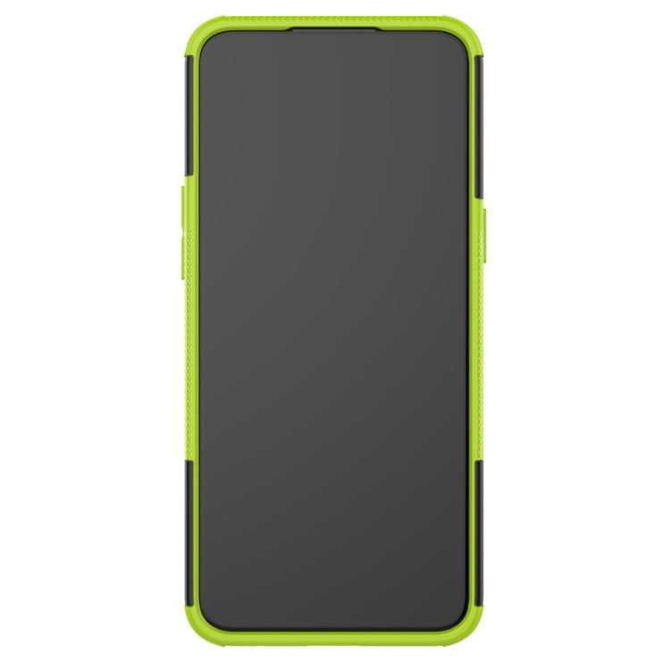 For OPPO Realme / Realme C3 Tire Texture Shockproof TPU + PC Protective Case with Holder