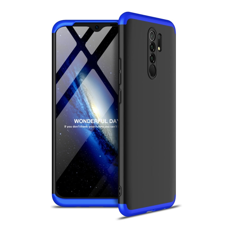 For Xiaomi Redmi 9 GKK Three Stage Splicing Full Coverage PC Protective Case