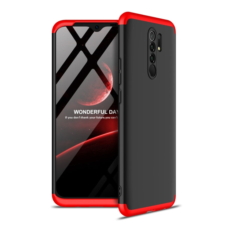 For Xiaomi Redmi 9 GKK Three Stage Splicing Full Coverage PC Protective Case
