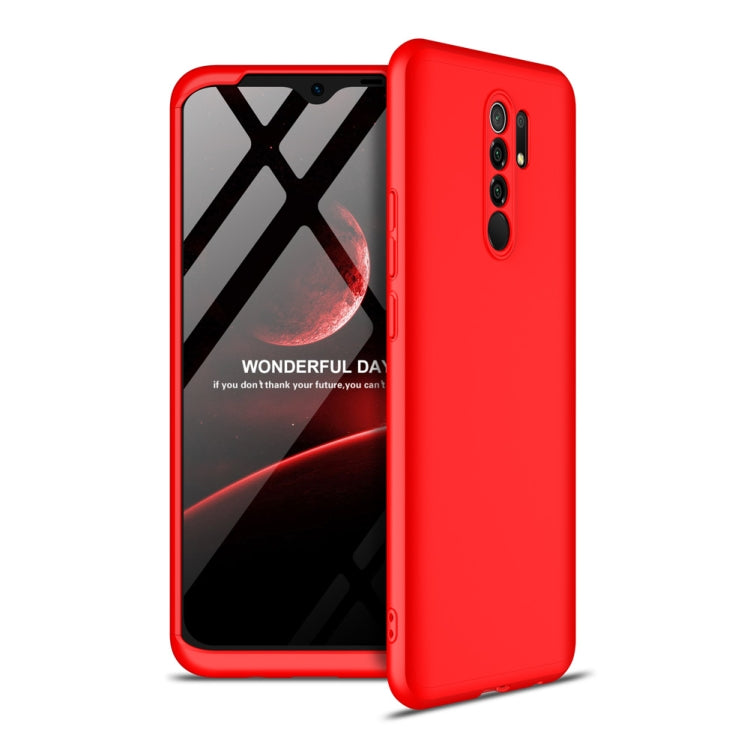 For Xiaomi Redmi 9 GKK Three Stage Splicing Full Coverage PC Protective Case