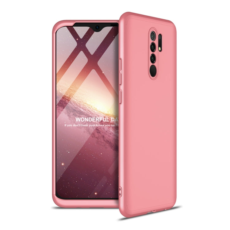 For Xiaomi Redmi 9 GKK Three Stage Splicing Full Coverage PC Protective Case