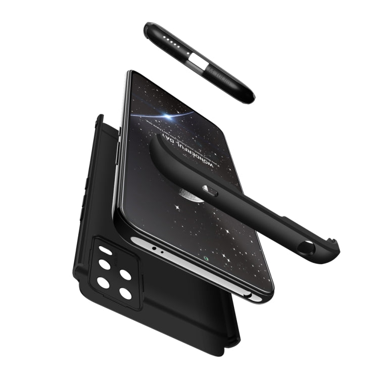 For Xiaomi Mi 10 Lite 5G GKK Three Stage Splicing Full Coverage PC Protective Case