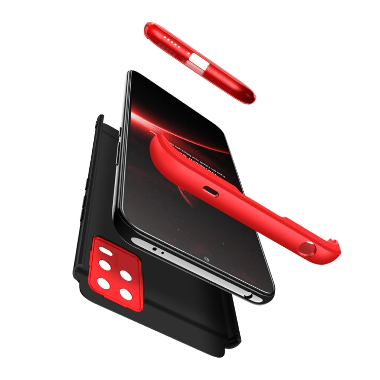 For Xiaomi Mi 10 Lite 5G GKK Three Stage Splicing Full Coverage PC Protective Case