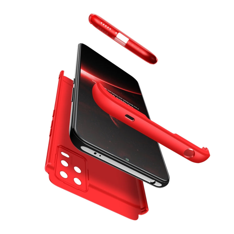 For Xiaomi Mi 10 Lite 5G GKK Three Stage Splicing Full Coverage PC Protective Case