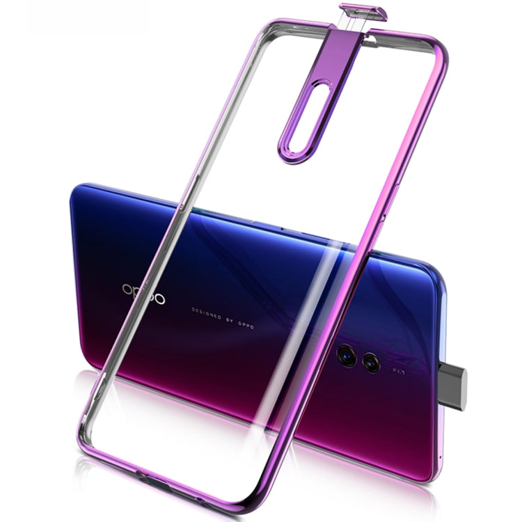 For Oppo K3 GKK Phantom TPU + Plating Protective Case(Purple)