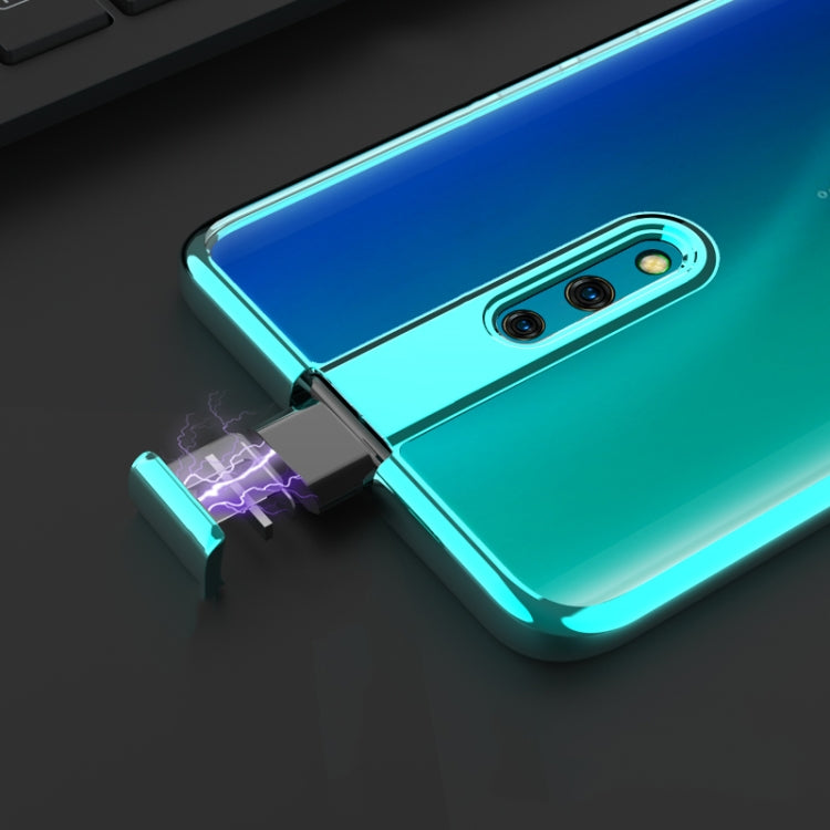 For Oppo K3 GKK Phantom TPU + Plating Protective Case(Purple)