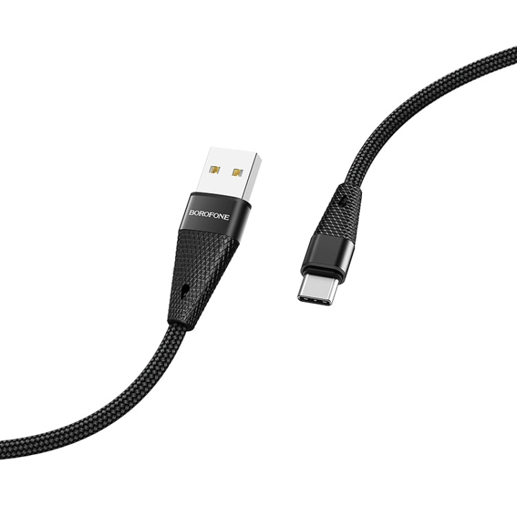 Borofone BU10 1.2m 3A Max Output USB to USB-C / Type-C Pineapple Data Sync Charging Cable