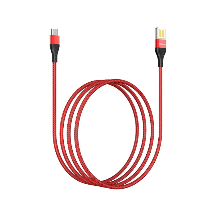 Borofone BU11 1.2m 2.4A Max Output USB to Micro USB Tasteful Nylon Data Sync Charging Cable