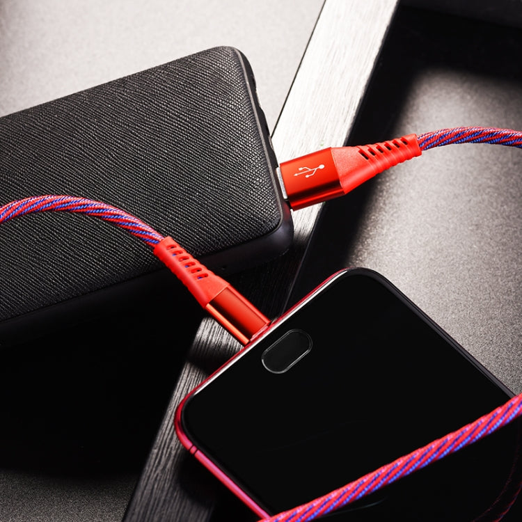 Borofone BU13 1.2m 4A Max Output USB to Micro USB Craft Fast Charging Data Cable