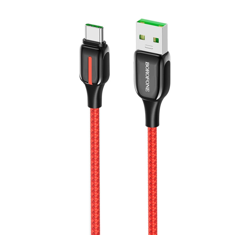 Borofone BU14 1.2m 5A Max Output USB to USB-C / Type-C Heroic Fast Charging Data Cable