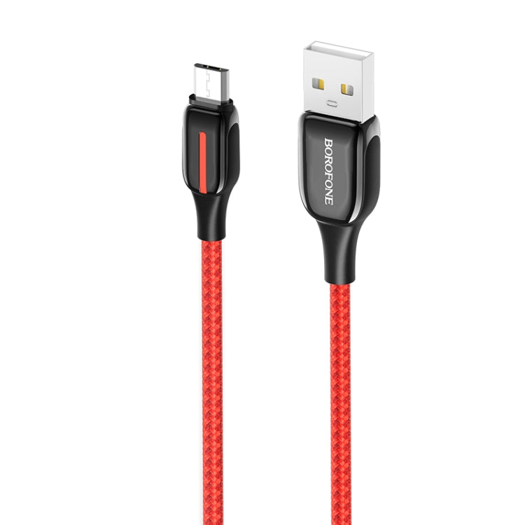 Borofone BU14 1.2m 2.4A Max Output USB to Micro USB Heroic Charging Data Cable