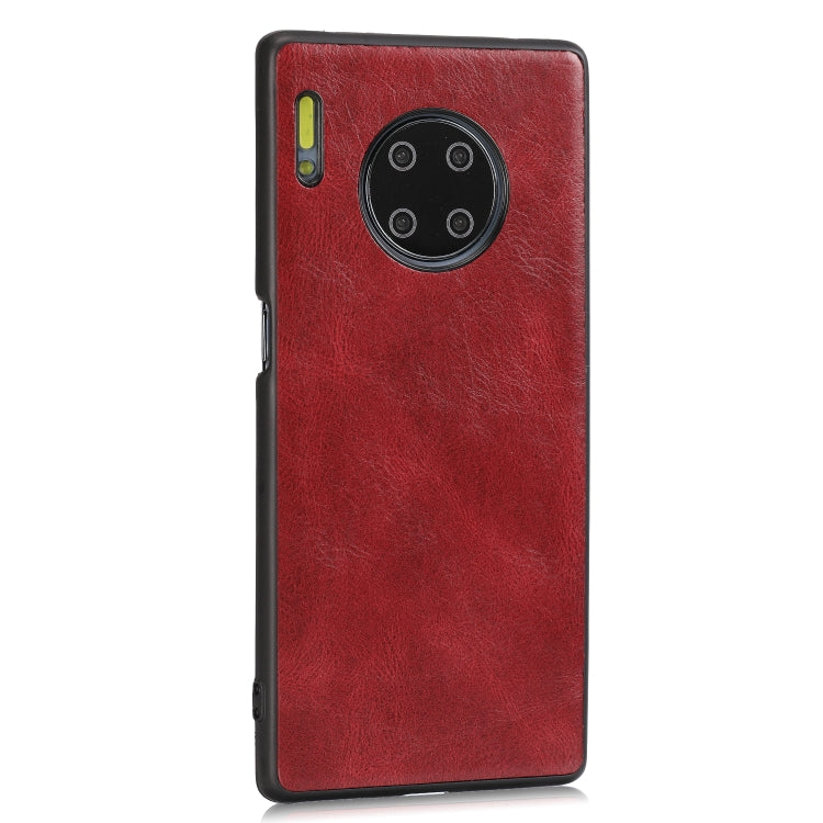 For Huawei Mate 30 Pro Crazy Horse Textured Calfskin PU+PC+TPU Case