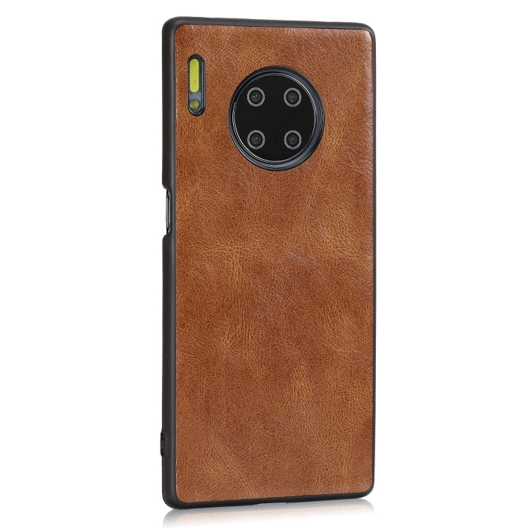 For Huawei Mate 30 Pro Crazy Horse Textured Calfskin PU+PC+TPU Case