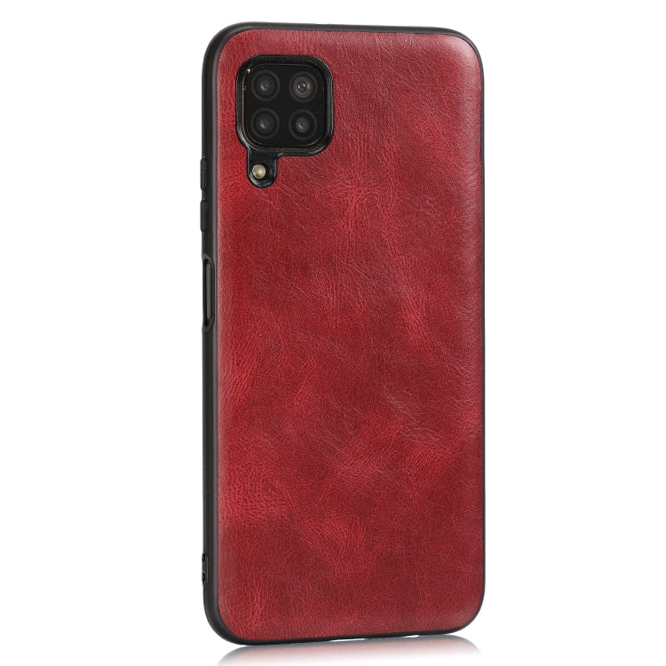 For Huawei Nova 6 SE Crazy Horse Textured Calfskin PU+PC+TPU Case