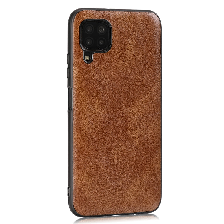 For Huawei Nova 6 SE Crazy Horse Textured Calfskin PU+PC+TPU Case
