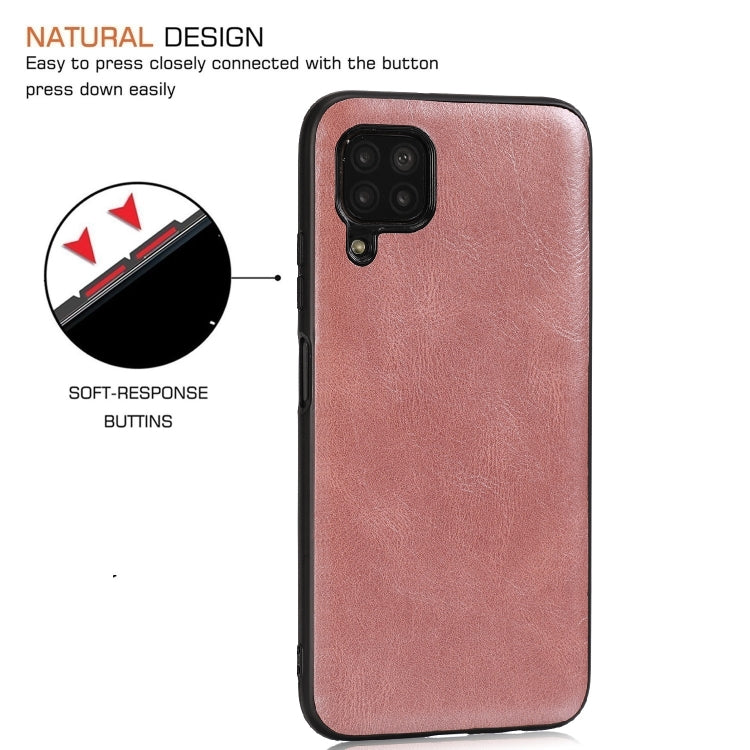 For Huawei Nova 6 SE Crazy Horse Textured Calfskin PU+PC+TPU Case