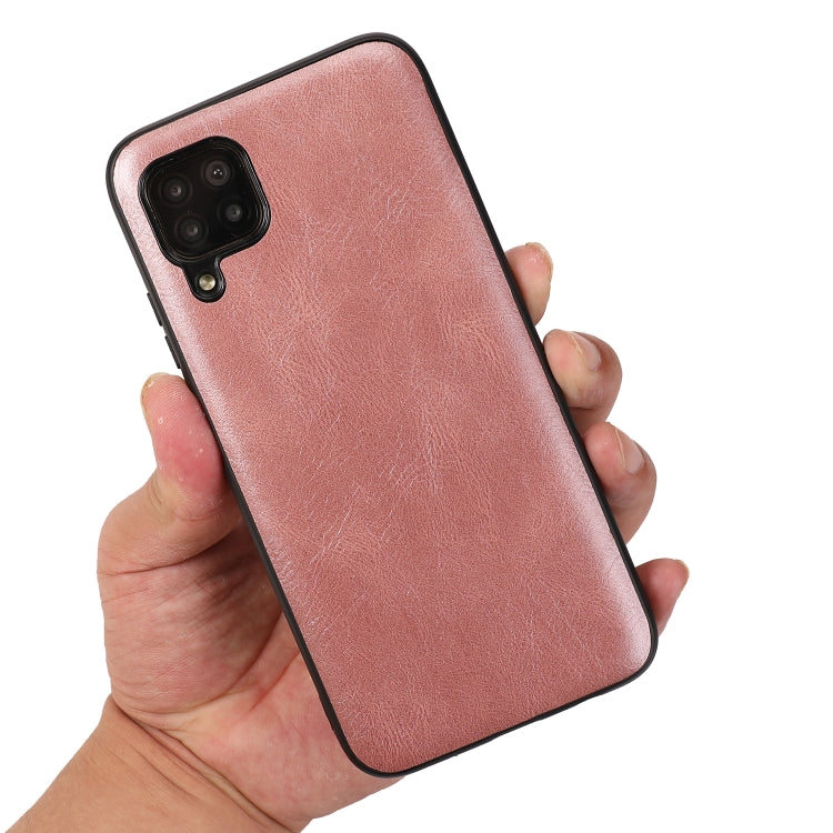 For Huawei Nova 6 SE Crazy Horse Textured Calfskin PU+PC+TPU Case